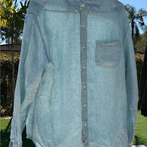 J. Crew Light Blue Casual Button-Down Shirt